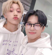 Wooyoung and San Wooyoung and San